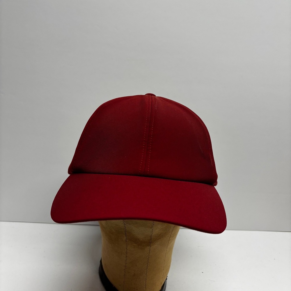 Lululemon Team Canada Olympics Ball Cap Red Adjustable Hat Marble Brim OS